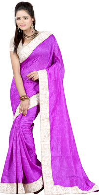 

Ansu Fashion Self Design Fashion Georgette Saree(Purple)
