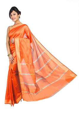 

Fashionkiosks Self Design Balarampuram Handloom Cotton Saree(Multicolor), Cream