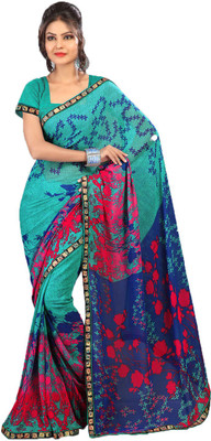 

Indian Wear Online Printed Fashion Art Silk Saree(Multicolor), Multicolor136