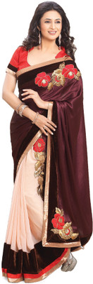 

Ridham Sarees Printed Bollywood Handloom Georgette Saree(Multicolor)
