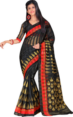 

Sunaina Printed Fashion Silk Cotton Blend Saree(Multicolor)