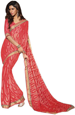 

Party Wear Dresses Printed Fashion Pure Chiffon Saree(Multicolor), Multicolor499