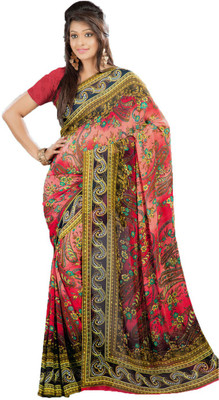 

Indian Wear Online Printed Fashion Art Silk Saree(Multicolor), Multicolor177