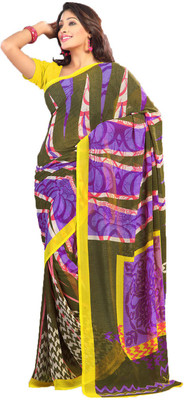 

Party Wear Dresses Printed Fashion Art Silk Saree(Multicolor), Multicolor192