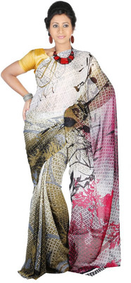 

Hawai Printed Daily Wear Georgette Saree(Multicolor)