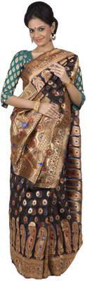 

Hawai Self Design Banarasi Georgette Saree(Multicolor), Black