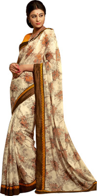 

Khushali Self Design, Printed Fashion Art Silk Saree(Beige, Multicolor, Yellow)