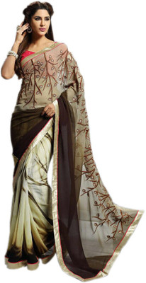 

KL Collection Embroidered Fashion Georgette Saree(Multicolor)