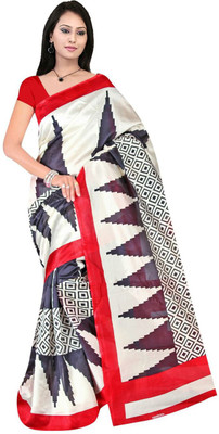 

Multi Retail Printed Bhagalpuri Dupion Silk Saree(Pack of 2, Multicolor)