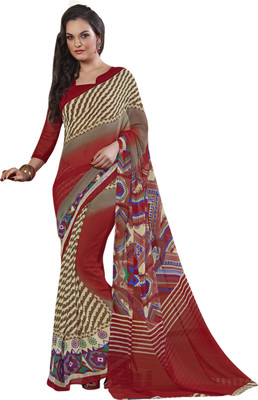 

Vishal Solid Fashion Georgette Saree(Multicolor)