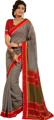 

Jiya Self Design, Printed Fashion Art Silk Saree(Black, White, Maroon), Black;maroon;white