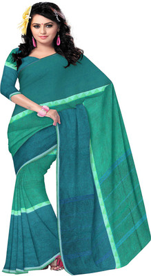

Javuli Woven Chettinadu Handloom Cotton Saree(Green)