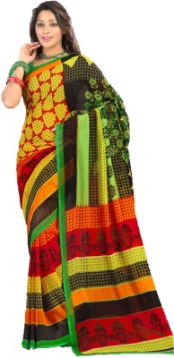 

Party Wear Dresses Printed Fashion Art Silk Saree(Multicolor), Multicolor194