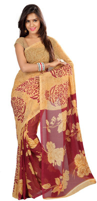 

Indian Wear Online Printed Fashion Georgette Saree(Multicolor), Multicolor61