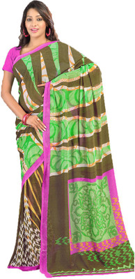 

Party Wear Dresses Printed Fashion Art Silk Saree(Multicolor), Multicolor191