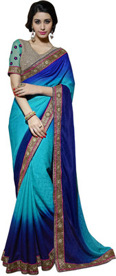 

Aasvaa Embroidered Fashion Georgette Saree(Multicolor)
