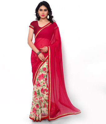 

Sunaina Printed Mysore Art Silk Saree(Multicolor)