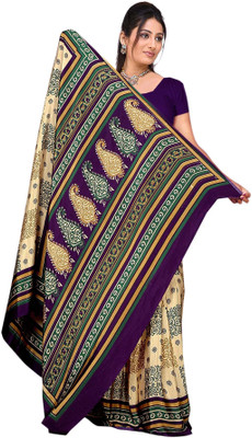 

Vardan Prints Printed Bollywood Crepe Saree(Blue)