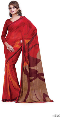

Ridham Sarees Printed Fashion Handloom Chiffon Saree(Multicolor)