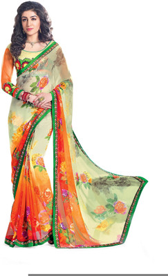 

Ridham Sarees Embroidered Fashion Handloom Georgette Saree(Multicolor)