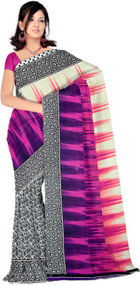 

Jiya Self Design, Printed Fashion Georgette Saree(Multicolor, Black, White, Pink), Black;multicolor;pink;white