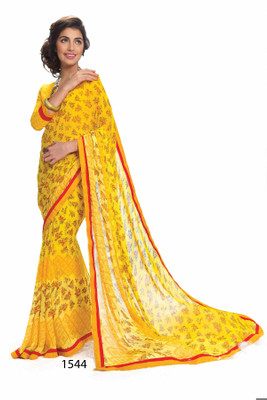 

Ridham Sarees Printed Fashion Handloom Georgette Saree(Multicolor)