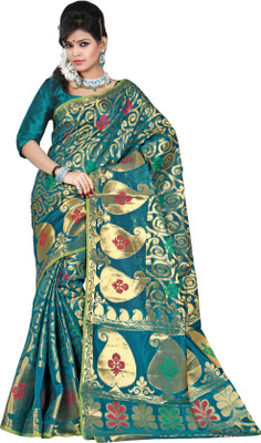 

Mimosa Self Design Kanjivaram Silk Saree(Multicolor)