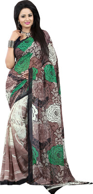 

Khushali Self Design, Printed Fashion Polyester Saree(Brown, Black, Multicolor), Black;brown;multicolor