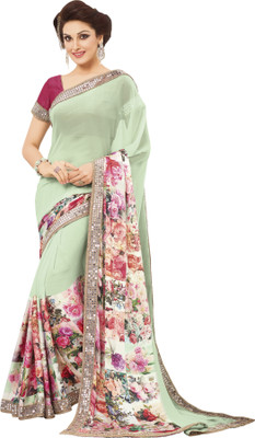 

Vishal Embellished Bollywood Georgette Saree(Pink)