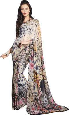 

Vishal Self Design Bollywood Georgette Saree(Multicolor)