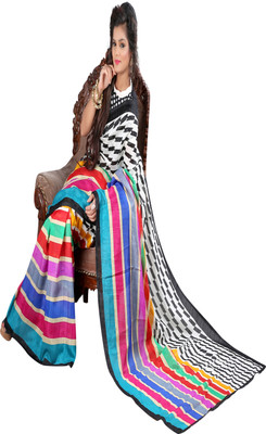 

Indrani Printed Bhagalpuri Art Silk Saree(Multicolor)