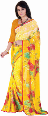 

Ridham Sarees Printed Daily Wear Handloom Chiffon Saree(Multicolor)