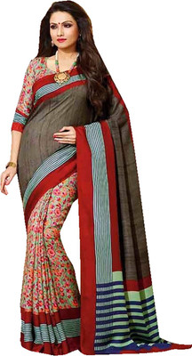 

Ishin Printed Fashion Art Silk Saree(Multicolor)