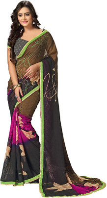 

Saara Printed Fashion Georgette Saree(Multicolor), Multicolour