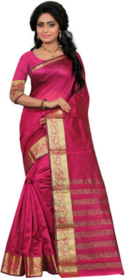 jayant creation Embellished Banarasi Art Silk Saree(Pink)