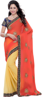 

Suvastram Embellished Fashion Georgette Saree(Multicolor)