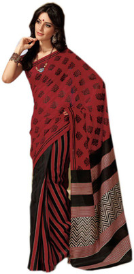

Party Wear Dresses Printed Fashion Pure Chiffon Saree(Multicolor)