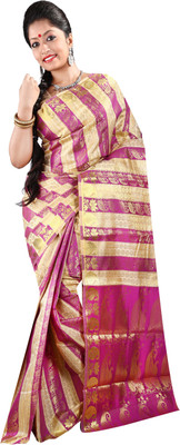 

Anushree Saree Self Design Fashion Chanderi Saree(Multicolor), Maroon