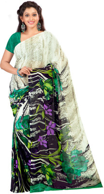 

Party Wear Dresses Printed Fashion Art Silk Saree(Multicolor)