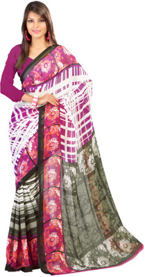 

Party Wear Dresses Printed Fashion Art Silk Saree(Multicolor), Multicolor291