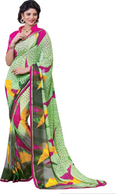 

Parisha Printed Fashion Georgette Saree(Green)