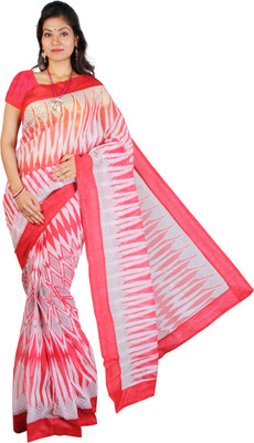 

Kanheyas Printed Daily Wear Handloom Cotton Saree(Multicolor)