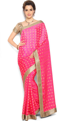 

Soch Embroidered Fashion Chiffon Saree(Pink)