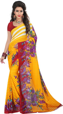 

Anushree Saree Printed Fashion Dupion Silk Saree(Multicolor)