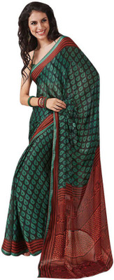 

Party Wear Dresses Printed Fashion Pure Chiffon Saree(Multicolor)