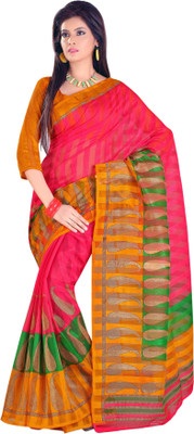 

Sunaina Printed Fashion Art Silk Saree(Multicolor)
