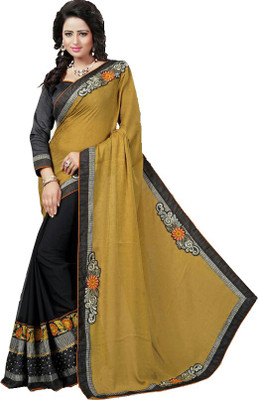 

P's Collection Embroidered Fashion Jacquard Saree(Multicolor), Bpy