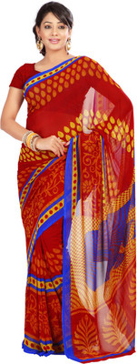 

Party Wear Dresses Printed Fashion Art Silk Saree(Multicolor), Multicolor321