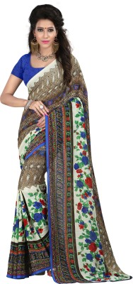 

Anushree Saree Printed Fashion Dupion Silk Saree(Multicolor)