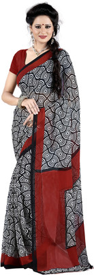 

Khushali Self Design, Printed Fashion Silk, Crepe Saree(Multicolor)